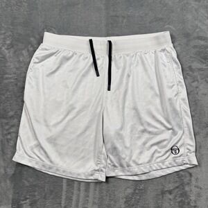Sergio Tacchini TCP Shorts White Tennis Men's Size 2XL